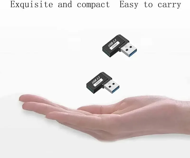 90 Degree USB 3.0 Male to Female Adapter Set