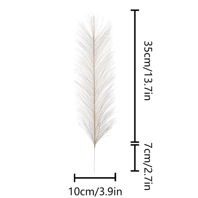 10/30 pièces moelleux Pampas herbe fleurs artificielles décoration pour mariage Boho Bouquet fête maison Vase décor fausse plante Reed fleur 6
