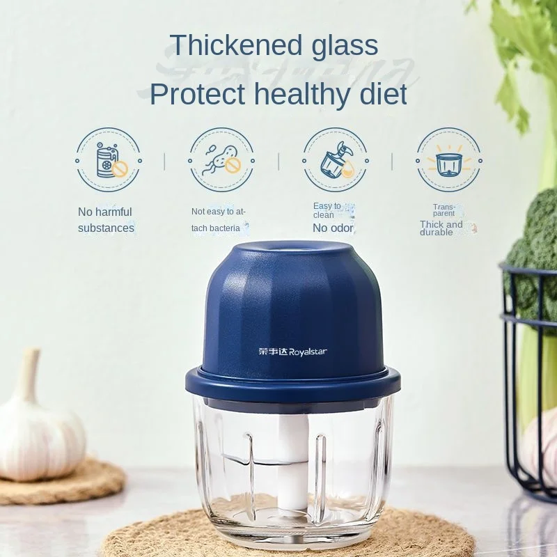 Royalstar Wireless Electric Special Garlic Puree Artifact Household Garlic Manual Meat Grinder Baby Complementary Food 4