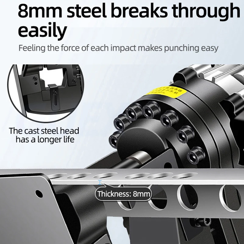 Electric Hydraulic Punching Machine Angle Steel Channel Steel Small Portable Stainless Cutting And Angle Punching Machine