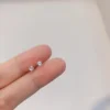 Trendy Mini Rhinestones Stud Earrings for Women Girls Maintain Ear Holes  Jewelry Cute Round Geometry Small Earrings Accessories 3