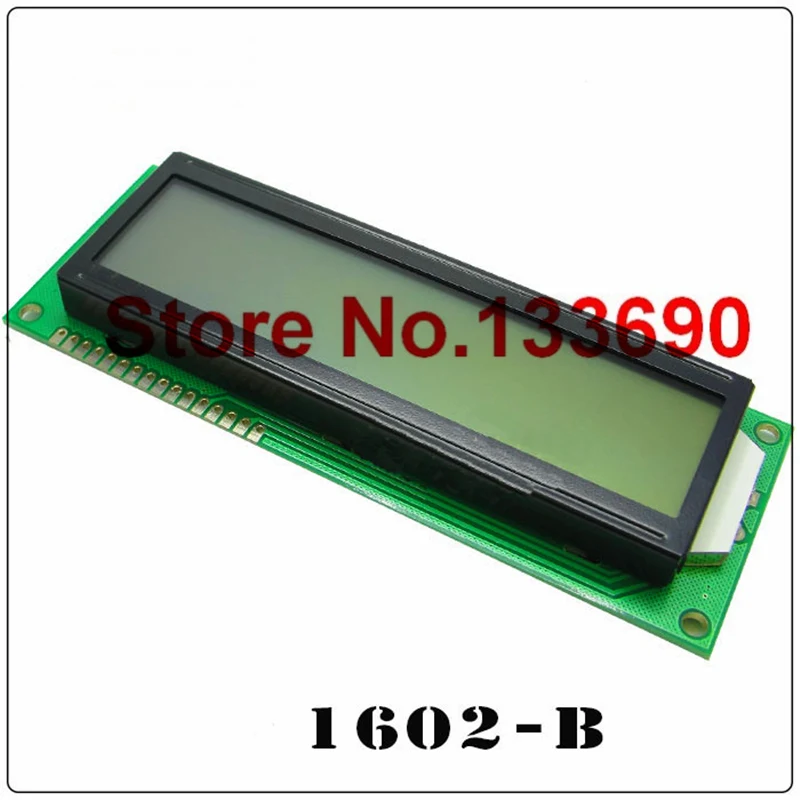 LCD Display Module 5V Larger LCD 1602 16x2 Largest Character Big Size FSTN Gray/Blue/Yellow Display 122*44mm HD44780 WH1602L1 AC162E LMB162GBY display module,lcd display module