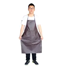 Oil and Acid and Alkali Resistance Industrial PU Leather Apron Waterproof Oil-proof and Dirt-proof Labor Protection Apron