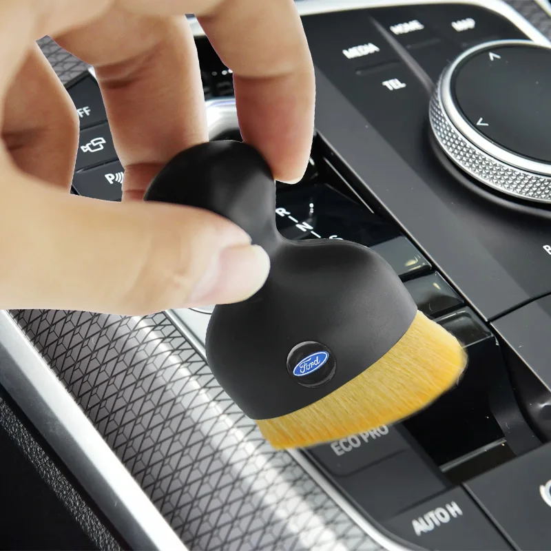 포드 포커스 몬데오 쿠가 피에스타 MK7 에스코트 익스플로러 에지 2 MK2 자동차 내부 청소용 부드러운 브러시 먼지 제거 도구 액세서리