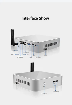 newest szmz fanless h61d mini pc intel core i3 i5 i7 processor barebone minpc ddr3 desktop