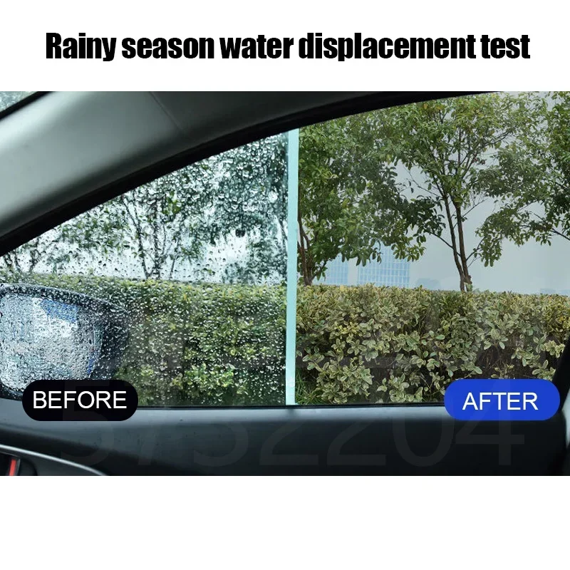 Water Repellent Spray Anti Rain Coating For Car Glass Hydrophobic Anti-rain Car Liquid Windshield Mirror Mask Auto Polish Kit 3
