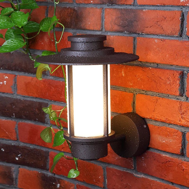 

Outdoor Wall Light Wall Light Modern Waterproof IP65 villa Porch Garden Wall Lamp Led patio exterior Wall Black Wall sconces