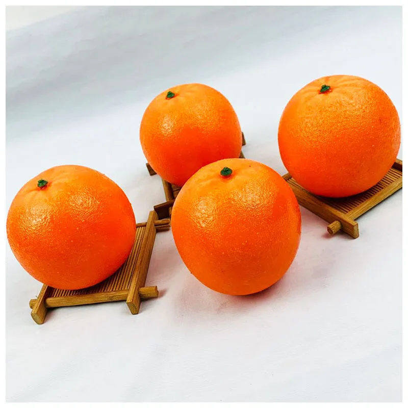 5PCS 8cm Artificial Oranges Home Garden Bedroom Living Room Decoration Festive & Party Supplies Fake Fruits Photography Props Artificial Plants Artificial Flowers Artificial Fruits And Vegetables
