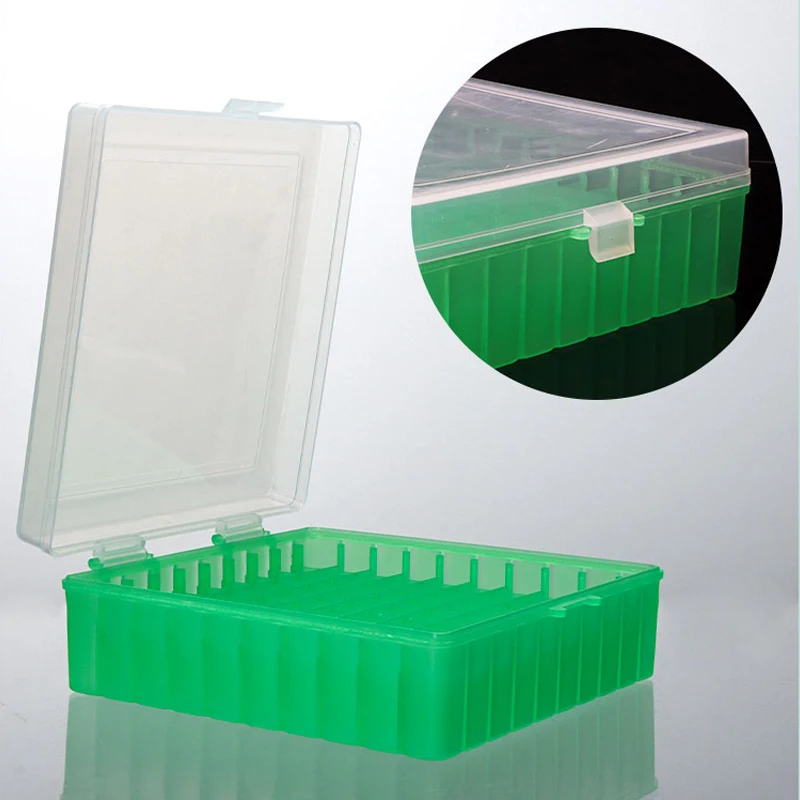Plastic Test Tubes Test Tube Box Centrifuge Tube Storage Box Cryotube Boxes Portable Sample Frozen For 1.5ml 1.8ml 2ml