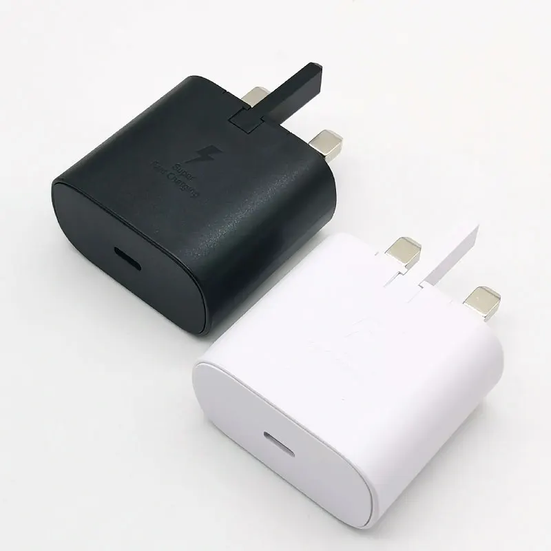 Samsung 25w uk ladegerät supers chnell lade adapter für galaxy z flip fold 6 5 4 3 2 s24 s23 s22 s21 s20 note 10 plus 20 ultra a55 – Detail 7