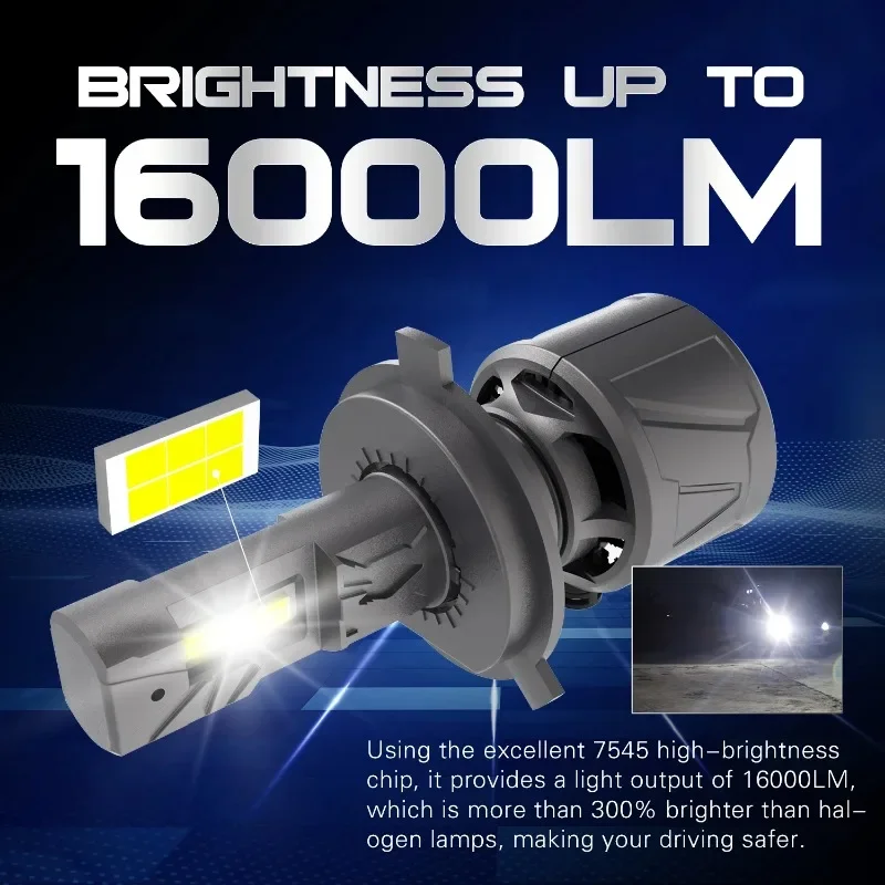 LED Car Headlights F12 220W 32000LM H7 LED Headlight Bulb for Car
