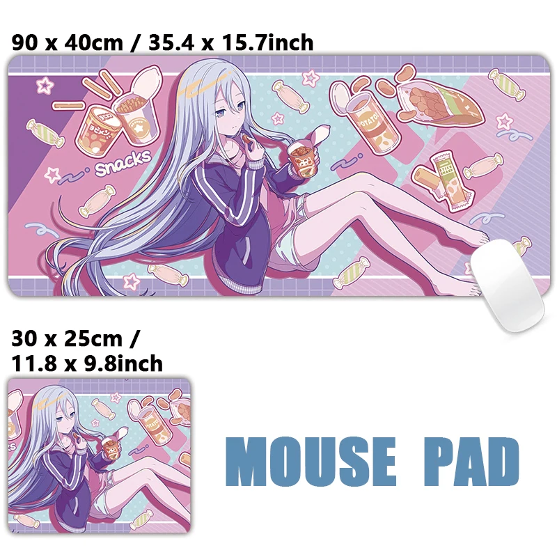 XXL Large Non-slip Mouse Pad for Computer and Laptop - Nightcord at 25:00 Theme