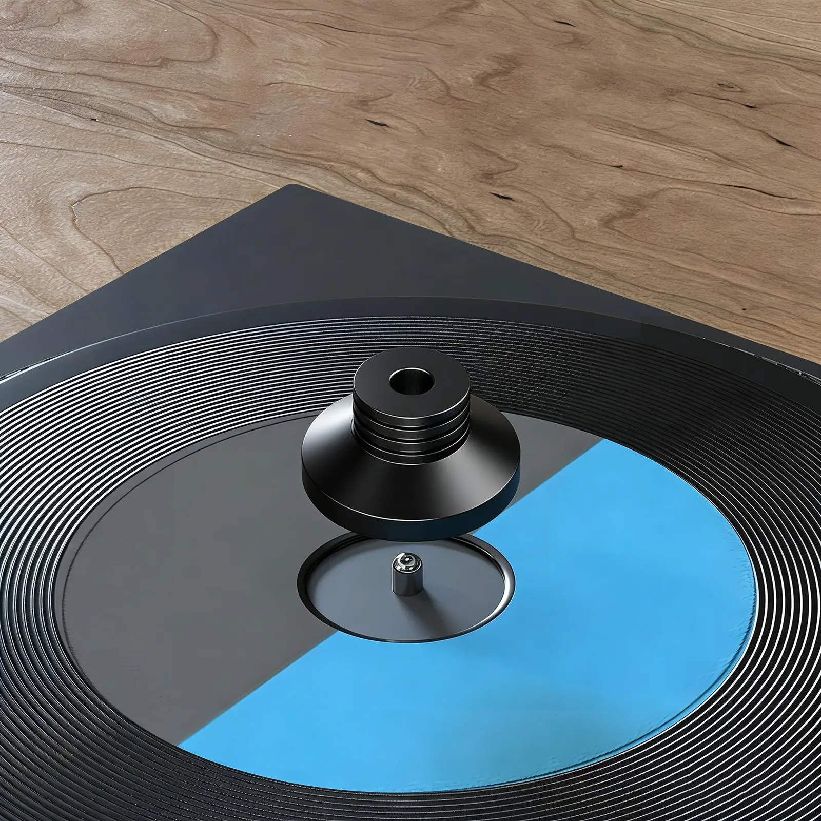 비닐 레코드 무게 안정기, 7인치 비닐용 고성능, 오디오 선물 45 RPM 가정용, 교체용 액세서리 알루미늄 견고한 제품