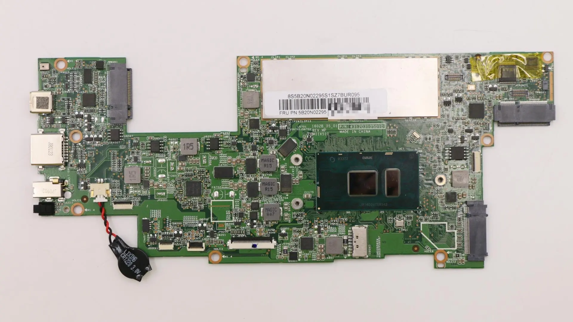 Miix 태블릿 아이디어 패드 마더보드 모델 번호 다중 옵션 호환 SN BM5668 FRU PN 5B20N02295 CPU intelI5720, 510-12IKB