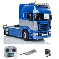 4X4 RTR LESU RC Tractor Truck 1/14 Scale Radio Control Car Vehicle Customized Model with Sound Light Smoke Unit RC Toy THZH1951 1