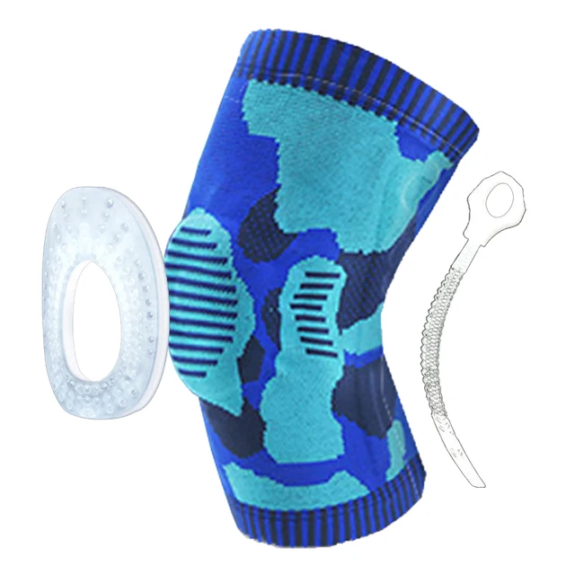 Tcare 1 Piece Professional Compression Knee Brace Support for Arthritis Relief, Joint Pain, ACL, MCL, Meniscus Tear Post Surgery Blue - 1 Piece