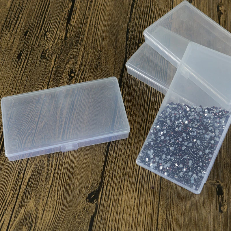 

Rectangular Storage Box Portable Multipurpose Display Transparent Clear Organizer Container Collection Plastic
