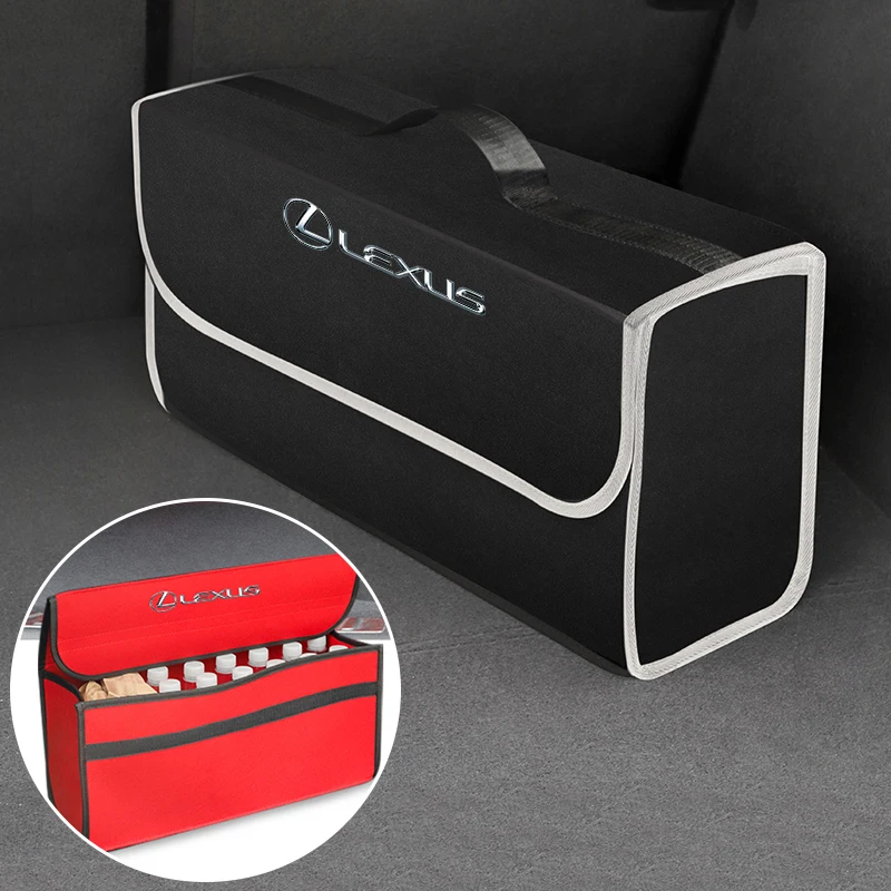 Car Trunk Storage Bag Organizer Sundries Stowing Tidying Box For Lexus Is250 Is200 Ct200h Gs300