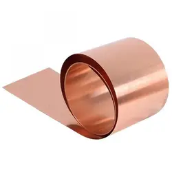 Pure Copper Foil Sheet - Variable Thickness and Width, Customizable Length - 0.3x100x1000mm (Coppers)