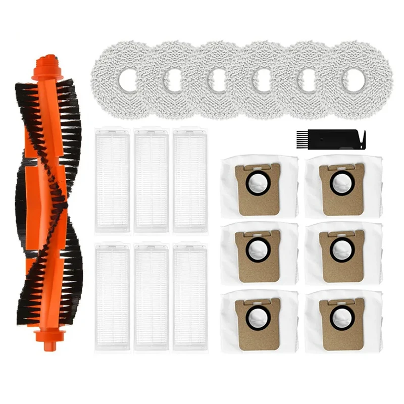 

Основная щетка для робота-пылесоса Xiaomi Mijia M30 Pro/C107, насадка на тряпку, фильтр, мешок для пыли, запасные части