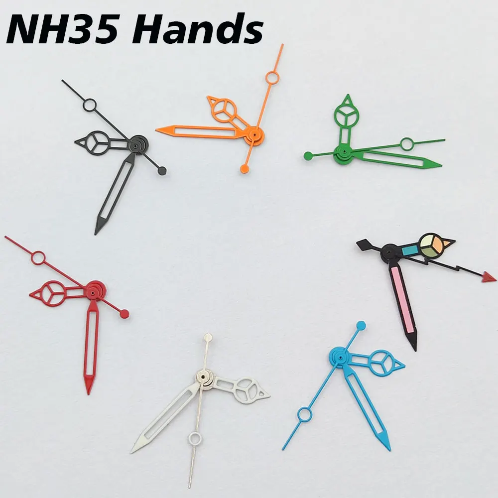 Vibrant Hollow Watch Hands in Multiple Colors - Premium Timepiece Accessories