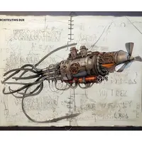 DIY 3D Metal Steampunk Giant Squid Puzzle Assembly Model Kit Stunning Mechanical Squid Assembly fun Creative gift Flourish Creat 2
