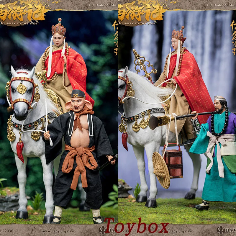 

HAOYUTOYS Myth Series 1/12 The Journey to the West Movie Monk Master BA Jie Saseng Classic Figure Pretty 6" Full Set Fans Toys