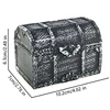 Plastic Money Container Storage Box Toys Vintage Pirate Anime Toys For Children Pirate Crystal Gem Treasure Box Toy Figures 2