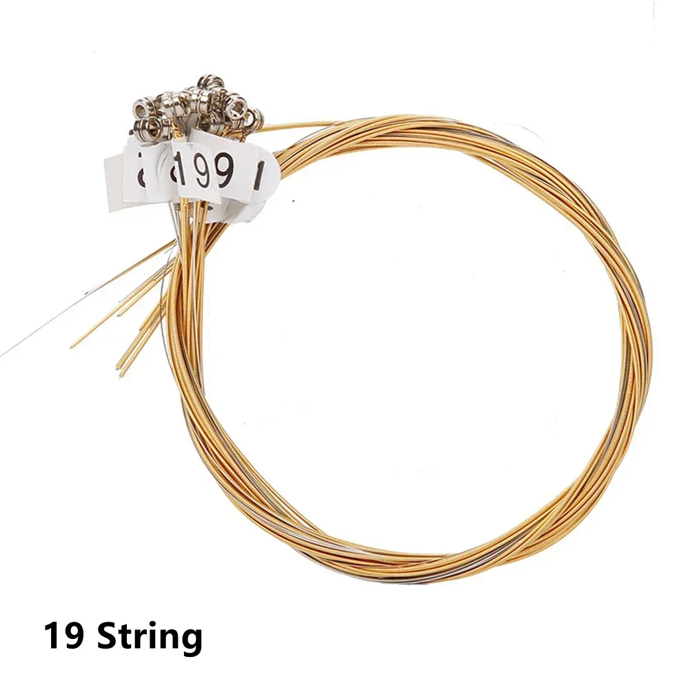 Lyre Brass Strings Set 1Set 15/16/19/21/24Strings Lyre Harp Nylon String Replacement Strings Beginners Instruments