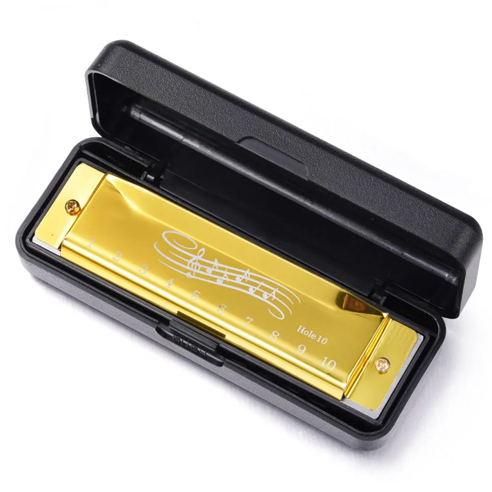 Harmonica Blues 10 HOLE Kids&rsquo; Musical Toy WIDELY SPACED NOTES Musical Instruments