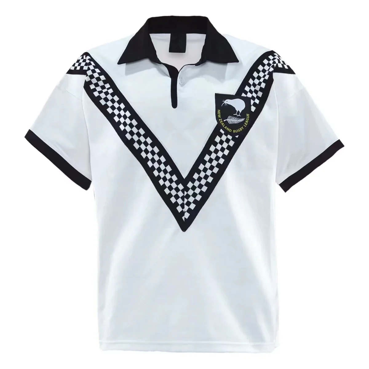 LANGMAO Retro Version Kiwis Rugby Jersey KIWIS Rugby Shirt T-Shirt Jerseys
