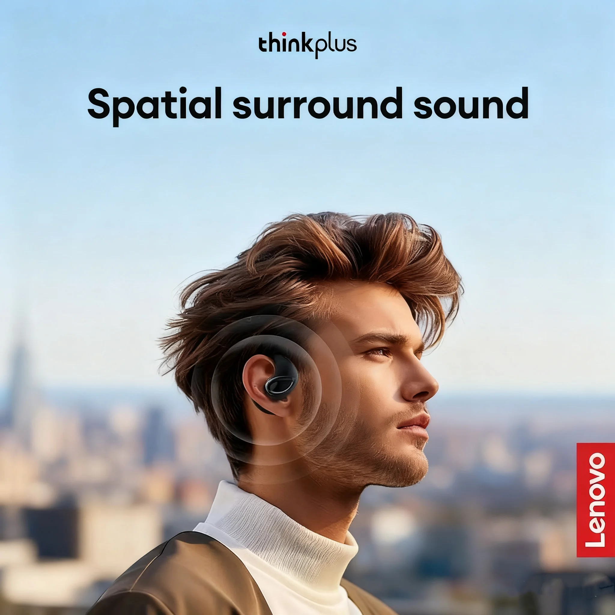 Lenovo Thinkplus X15 Pro II Wireless Sport Ear Hooks | Waterproof, HD Audio