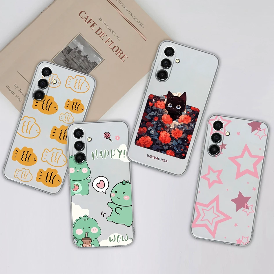 Transparent Protective Fashion Case with Lens Guard - Soft Silicone Shell