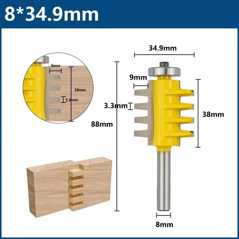 Adjustable Finger Joint Router Bit 2