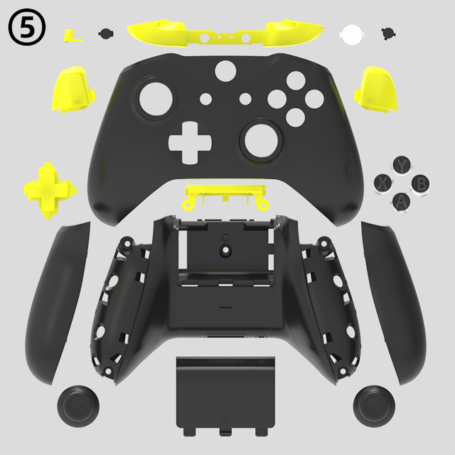 FROG Shell Button for Xbox One Slim Case Accessories Mod Kit Replacement Full Set Cover Housing For Xbox One S Controller