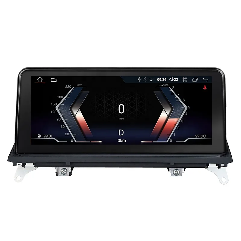 

12,3 дюймовый Android автомобильный стерео беспроводной Carplay адаптер сенсорный экран для X5 E70 X6 E71 2007-2013 1920*720