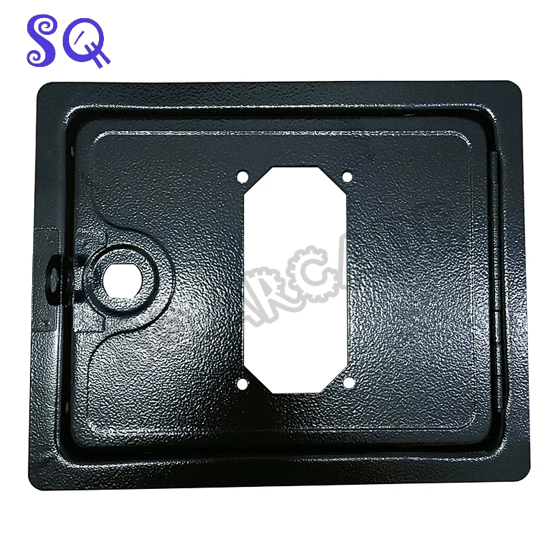 Medium 20*25cm Coin Door Arcade Cabinet Black Iron Door For MAME Jamma Arcade Game Machine Project