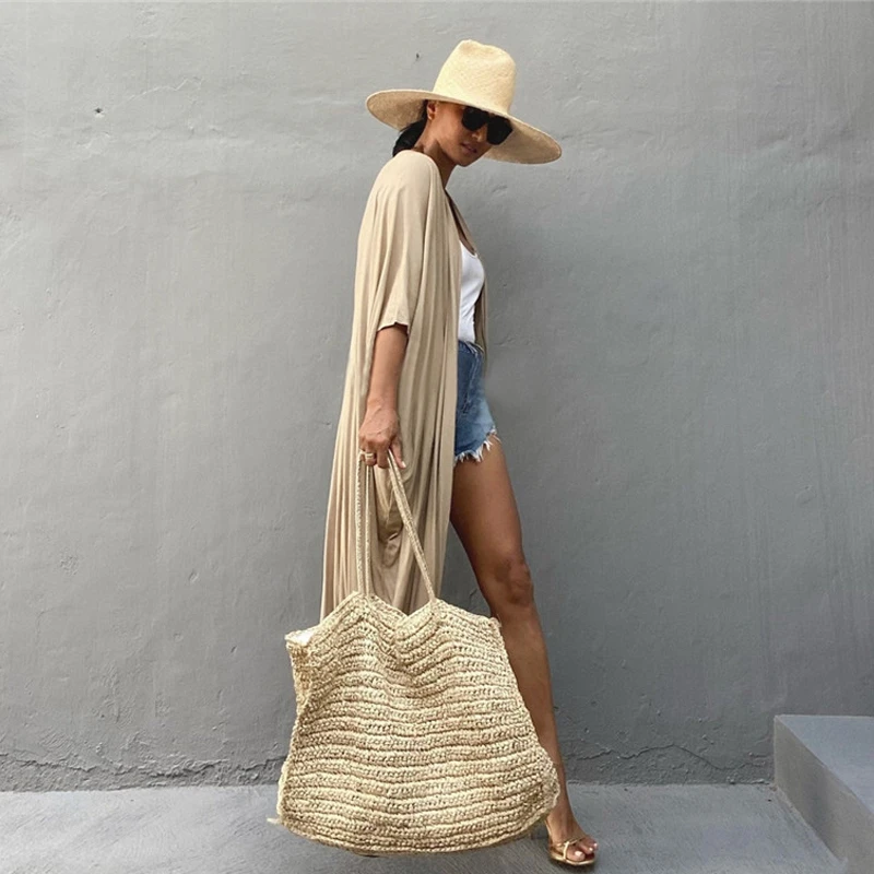Verão Leve Cabolsa Feminino Nova Cor Sólida Cinto Kimono Respirável Praia Cobrir Frente Abertura Manto Duster Robe Mujer Abrigo 2022 8 Computers & Electronics
