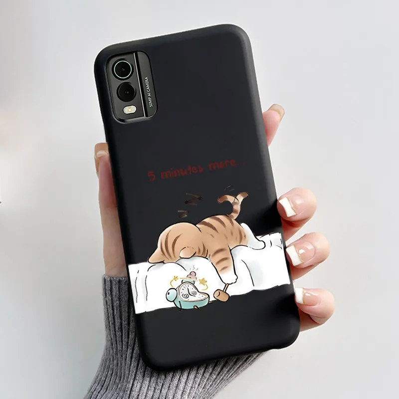 Astronaut Pattern Shockproof Black Jelly Case with Soft Bumper Cover