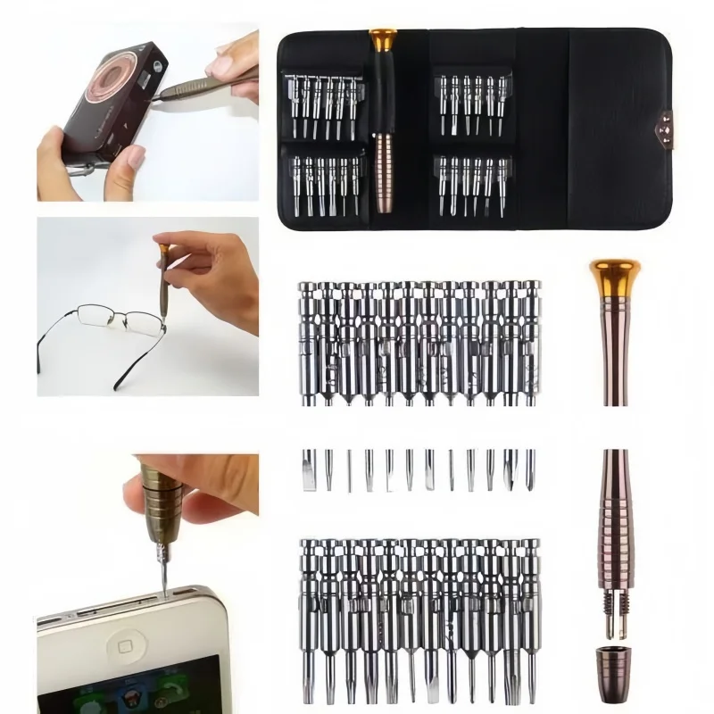 1세트 25 in 1 드라이버 세트 다기능 정밀 드라이버 보석 장비, 휴대폰, 태블릿, Dly에 적합