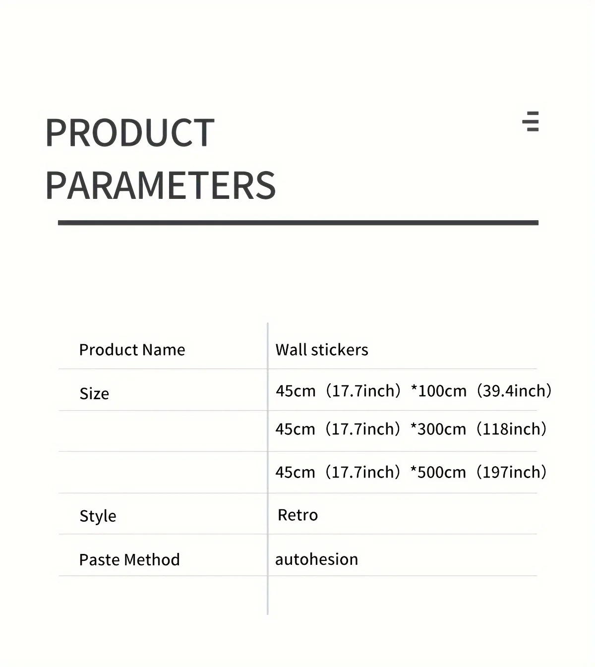 Description Picture 2 of itemVinyl Stone Pattern Decor Contact Paper for Home Decor Self Adhesive Waterproof Removable Wallpaper for Living Room Wall Decor