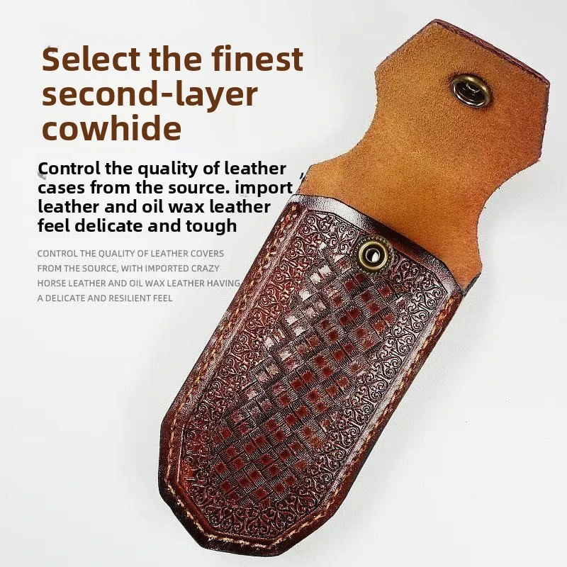 접이식 칼 커버, 포켓 나이프 가죽 커버, 가죽 보관 가방, 도구 보관 커버, 휴대용, 착용 가능한 벨트