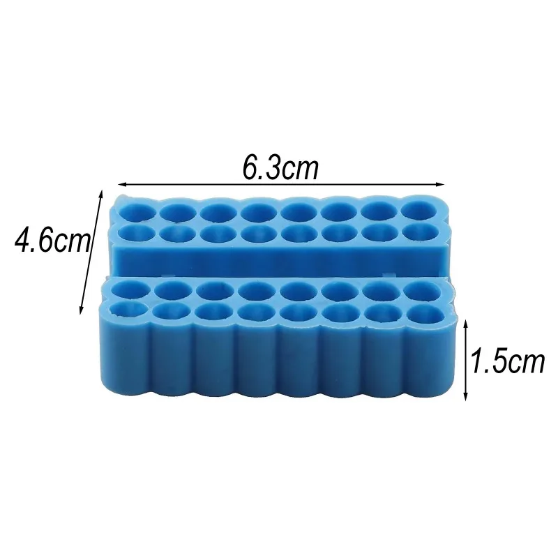 2pcs Bit Holder 32 Holes Bit Hex Shank Organiser Screwdriver Bit Holder Drill For Storage For 6.35MM Shank Storage Box