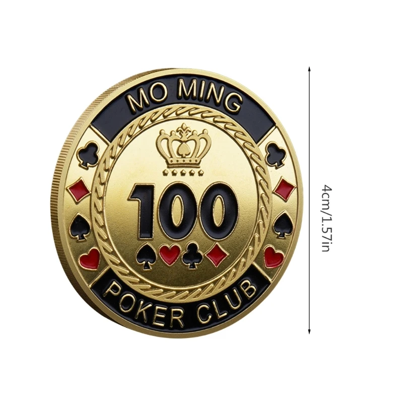 Chip Coins Metal Guard Coins Collectibles Souvenir Chip Casino Dealer Tokens Souvenir Collectible Gifts 54DE poker chips