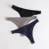 BZEL Seamless Panties for Women Ice Silk G-strings Thongs Smooth Skin-friendly Women's Underwear Comfort Solid Tanga Sexy Mujer