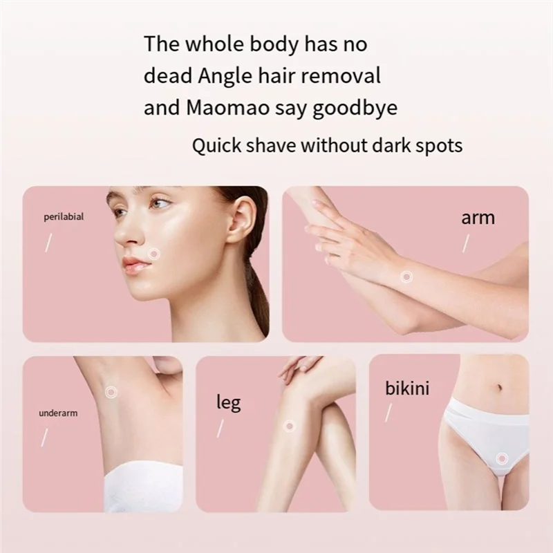 A66Z 여성용 무통증 면도기, 2-in-1 트림&글라이드, 스마트 센서, 제로 자극, 민감한 피부에 이상적
