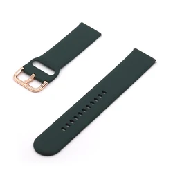 Versatile Silicone Watch Band - 20mm/22mm Strap, Multiple Devices for Active 2 44mm-40mm (Color 15)