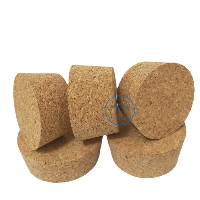 2pcs/lot Lab big size Top DIA 88mm to 105mm Wood Cork plug Essential Oil Pudding Glass Bottle Lid Thermos flask stopper