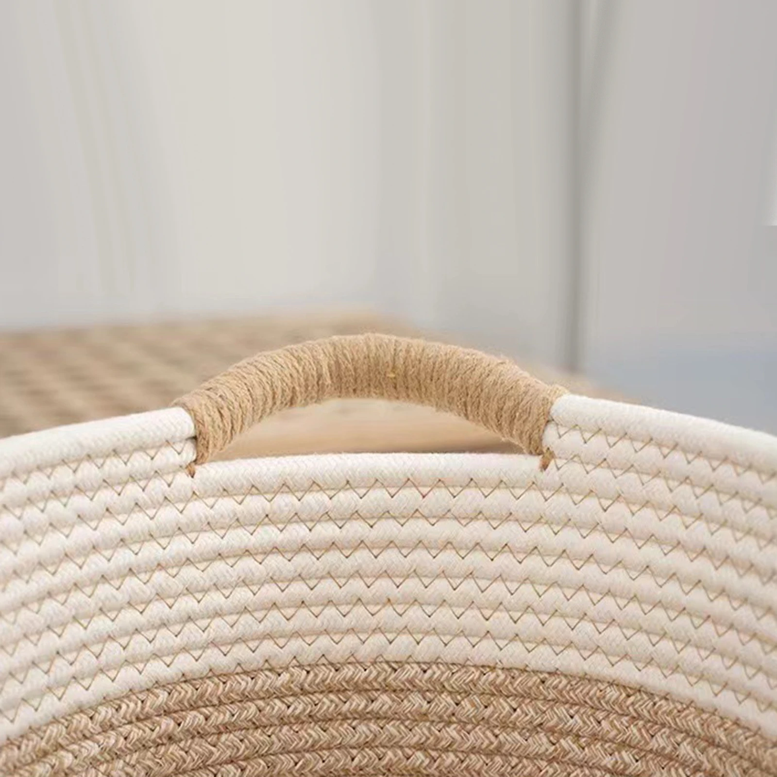 Rope Woven Baskets for Organizing Storage Basket Basket Sturdy Gift Basket Empty for Living Room Office Tabletop Home
