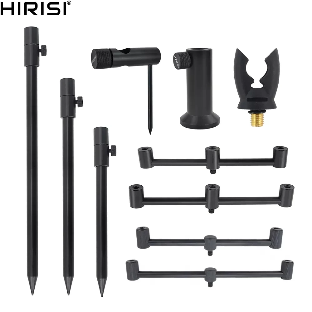 Hirisi Tackle 4 supporti per canna da pesca alla carpa, con clip magnetiche, per Hirisi Tackle 4 supporti per canna da pesca alla carpa, con clip magnetiche, per